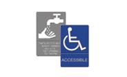 Restroom ADA Signs & Hand Dryers