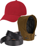 Belts, Caps & Hoods