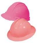 Pink Hard Hats