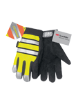 High Visibility Leather Gloves