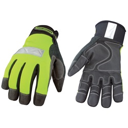 Youngstown Safety Lime Waterproof Winter Gloves 08-3710-10