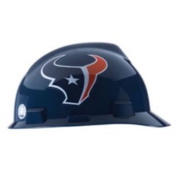 MSA Houston Texans V-Gard Hard Hat NFL 10031348MSA