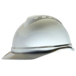 MSA Advance Cap Style Hard Hat with 4-point Fas-Trac Suspension - White 10034018MSA