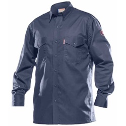 Benchmark Flame Resistant Long Sleeve Shirt - Navy BEN-1004FR-NAVY