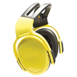 MSA left/Right 28dB Headband Earmuffs - Yellow 10087399MSA