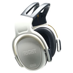 MSA left/Right 21 dB Headband Earmuffs - White 10087436MSA