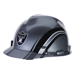 Oakland Raiders NFL Team Hard Hat 10098086MSA