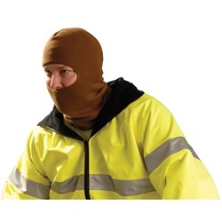 OccuNomix Fleece-Lined Knit Acrylic Face Mask - Industrial Copper 1093-IDC