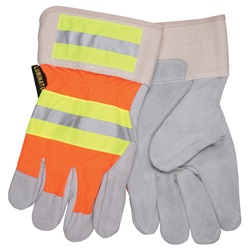 Memphis Gloves Luminator Hi-Vis Leather Palm 1440L