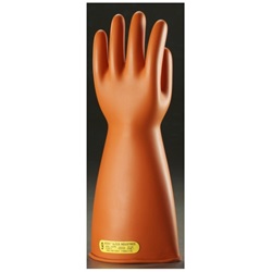 PIP Novax Electrical Insulating Gloves, Class 00, 11 Inch, Orange 147-00-11