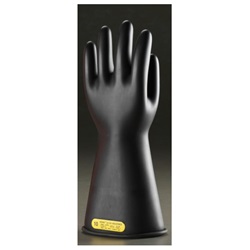 PIP Novax Electrical Insulating Gloves, Class 0, 11 Inch, Black 150-0-11