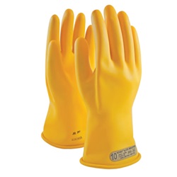 PIP Novax Rubber Insulating Gloves - 11 Inches - Class 00 - Yellow 170-00-11