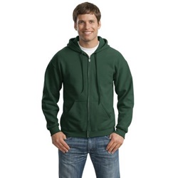 Gildan 18600 Heavy Blend Full-Zip Hooded Sweatshirt 18600-Forest-Green