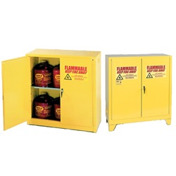 Eagle 30 Gallon 2 Door Manual Closing Safety Cabinet 1932E
