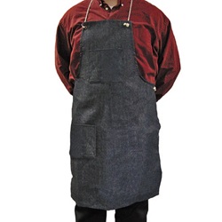 Reusable Bib Style Two Pockets Denim Apron 28 in. X 38 in. 200-012