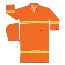 MCR Safety Reflective Rain Coat with Detachable Hood 201CR