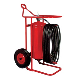 Badger 125 lb Purple K Fire Extinguisher - Wheeled Unit 20684B