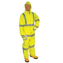 MCR Safety Lime Green 3-Piece Suit 2083SR