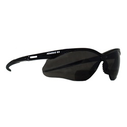 Nemesis RX Bifocal Safety Glasses - Black Frame - Smoke Lens 22516KC2