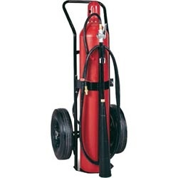 Badger 50 lb CO2 Fire Extinguisher, Stored Pressure 22724B