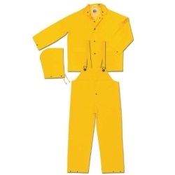 MCR Safety Industry Grade Yellow 3 piece Rain Suit 2303
