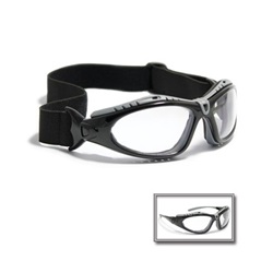 Bouton Fuselage Safety Goggles - Gray Frame - Clear Anti-fog Lens 250-50-0420