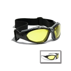 PIP Fuselage Dust Goggle, Amber Hardcoat with Anti-Fog Lenses 250-50-0429