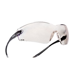 Bolle Cobra Glasses - Black Temples - Clear HD Anti-Fog Lens 253-CB-40040