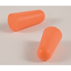 Safety Gear Uncorded Ear Plugs, Soft Polyurethane Foam, Orange, NRR 32 db, Individually Wrapped 265-200U