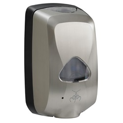 Gojo TFX Dispenser with Brushed Metallic Finish- Plain- No Logo 2799-PL