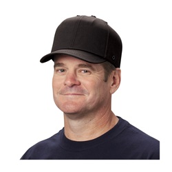 JSP ABG100 Top Cap High Profile Baseball Bump Cap - Black 282-ABG100-11