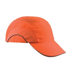 JSP ABR170 HardCap A1+ Baseball Bump Cap - Standard Brim - Hi-Viz Orange 282-ABR170-OR