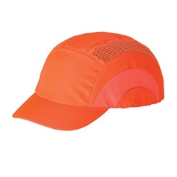 JSP HardCap A1+ Bump Cap - Baseball Cap Style - Hi-Vis Orange 282-ABR170-OR