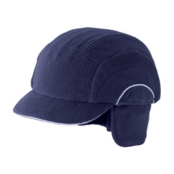 JSP ABR170W Winter HardCap A1+ Baseball Bump Cap - Navy Fleece 282-ABR170W-21