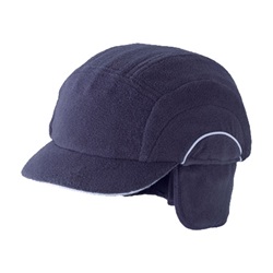 JSP HardCap A1+ Winter Bump Cap - Baseball Cap Style - Navy Fleece 282-ABR170W-21