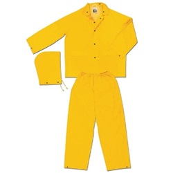 MCR Safety Classic Yellow 3 Piece Rain Suit 2903