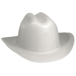 Jackson Safety Western Outlaw Cowboy Style Hard Hat - White 3010943