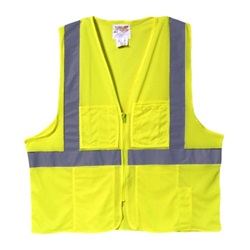 ANSI Class 2 Economy Mesh Surveyors Vest 302-MVGZ4PLY