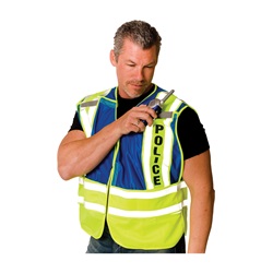 ANSI 207-2006 Class 2 Public Safety Vest - Police 302-PSV-BLU