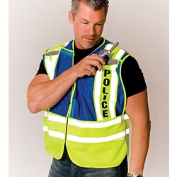 ANSI 207-2006 Class 2 Public Safety Vest - Police 302-PSV-BLU