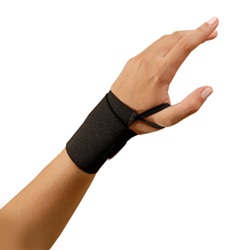 OccuNomix Black Wrist Assist with Thumb Loop 311L