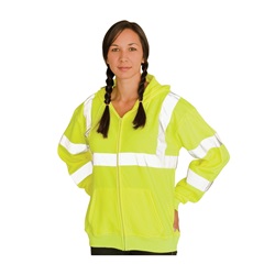 ANSI Class 3 Economy Hooded Sweatshirt 323-HSSELY