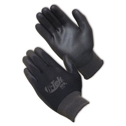 G-Tek NPB2, Urethane Coated Palm and Fingers, Extra Thick Black 33-325