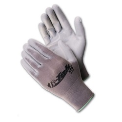G-Tek NPG, Urethane Coated Palm and Fingers, Gray Urethane 33-G125