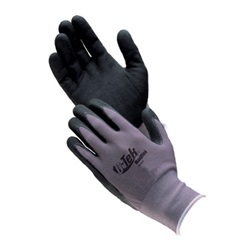 MaxiFlex by ATG, Black Micro-Foam Coated Palm and Finger Tips, Gray Liner 34-874