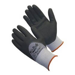 MaxiFlex II by ATG, Black Micro-Foam Coated Palm, Full Fingers 34-875
