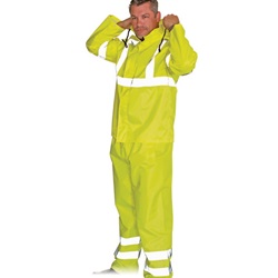 PIP Hi-Visibility Class 3 Waterproof Value 2-Piece Rainsuit - Yellow 353-1000LY