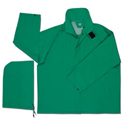 MCR Safety Dominator II .45mm PVC-Polyester Jacket - Green 368J