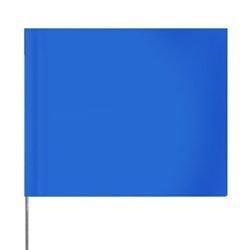 Presco Plain 4 inch x 5 inch with 21 inch Staff - Blue - 100/Bundle 4521B-100
