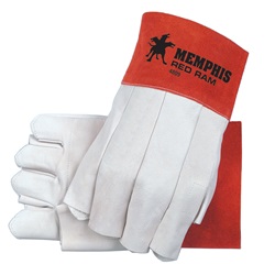 Memphis Red Ram Goatskin Fingerless Gloves 4800